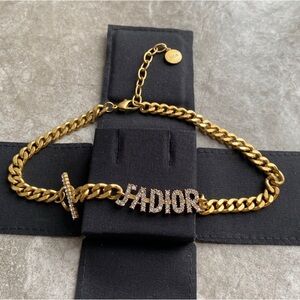 Dior Gold Choker - Rare Find